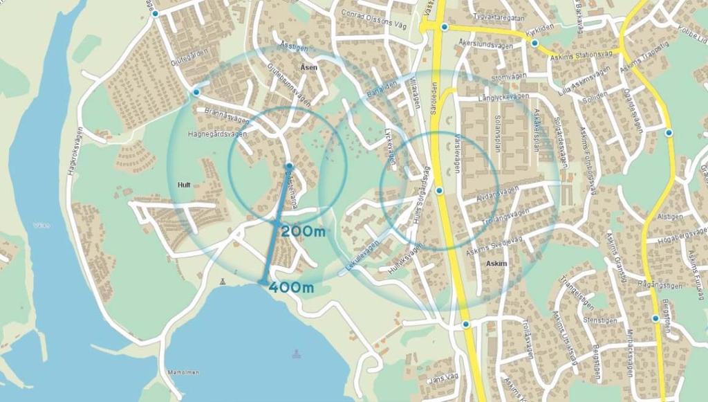 vardagar. Rosa express går var femte minut under högtrafik och var tionde minut resten av dagen. Rosa express trafikerar även under natten. Figur 3.