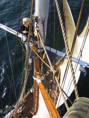 Segling med Gratia sept. 1992 Nu går vi, sa Kapten Peter när allt är klart ombord på SXK:s Gratia. Sydlig vind, något disigt, i övrigt bra väder. Förhoppningarna stiger.