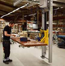 Elektriska lyftmanipulatorer Mechstack Pro Komplett system Mechstack Pro monteras med fördel i Mechrail skensystem, och kan då enkelt utrustas med Powerdrive drivenheter för styrda åkrörelser i