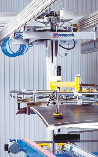 Elektriska lyftmanipulatorer Mechstick E Mechstick E Steglös elektrisk lyftare Elektrisk Mechstick är en manipulator för hantering av laster upp till 70 kg och moment upp till 400 Nm.