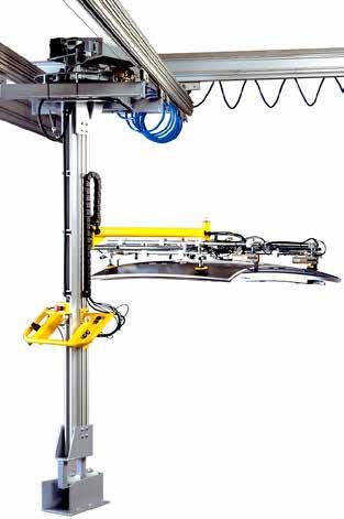 Komplett system Mechstick kan, beroende på användningsområde, monteras direkt på en vägg eller i skensystemet Mechrail.
