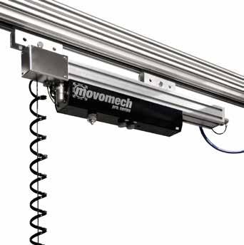 Pneumatiska lyftmanipulatorer Mechline Pro Mechline Pro Ergonomisk balanslyftare Mechline Pro är en intuitiv och lättmanövrerad pneumatisk balanslyftare med lyftvajer för lätta laster upp till 50 kg.