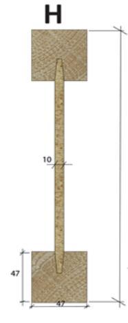 2.1.1 Lättbalk Lättbalkarna köps in från underleverantören Masonite Beams. Som standard används lättbalk typ H-balk som innebär att flänsarna har ett kvadratiskt tvärsnitt.