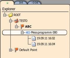 Region Örebro län FÄLTMÄTINSTRUKTION 8(20) Utforskaren I PC-programmet testo EasyClimate (finns på bifogat USB-minne), finns motsvarande funktioner under arkiv.