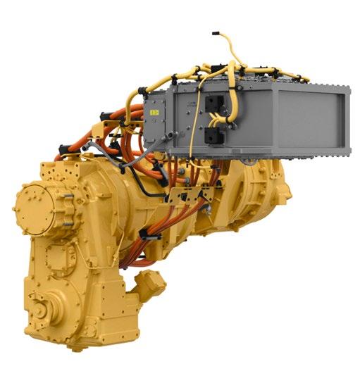 Elektriskt drivsystem med reluktansstegmotorteknik (SR) från Cat Steglöst variabel hastighet upp till max. körhastighet. Nya virtuella växlar gör maskinen mer lättmanövrerad.