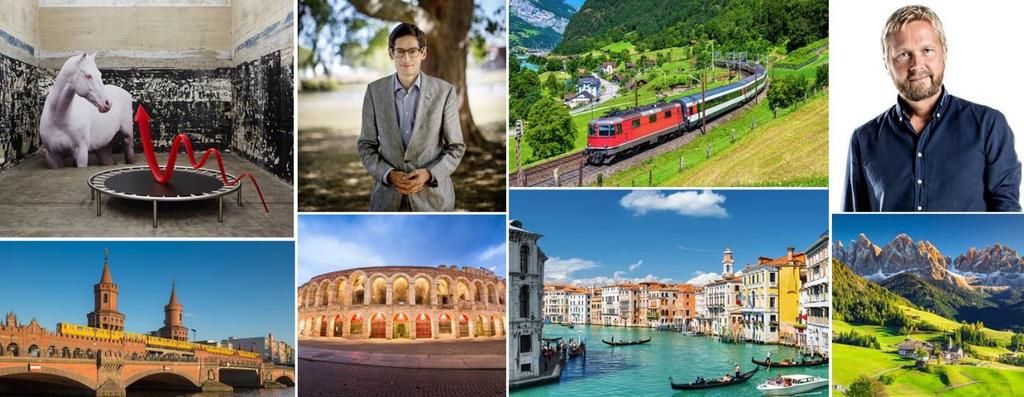 Uppdaterad resplan för DN-tåget genom Europa 25-31 augusti 2019 Ta gärna med detta uppdaterade exemplar på resan.