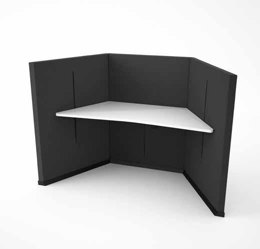 Nature is the source of inspiration for My Hive: an elegant and simplistic workstation with a height-adjustable desk.