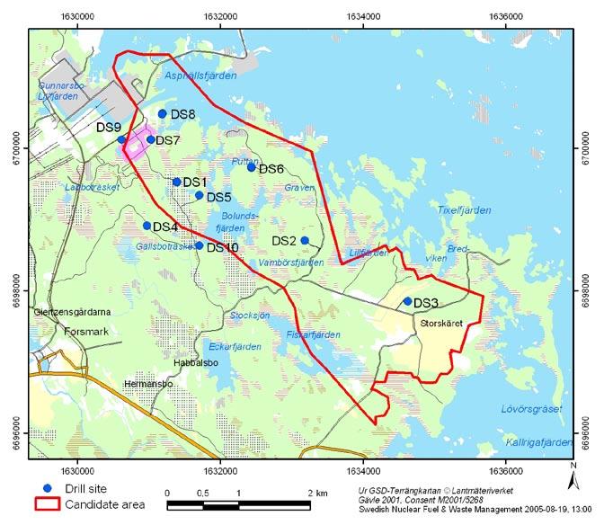1 Introduction This document reports the data gained from three-dimensional overcoring rock stress measurements in borehole KFM07B, which is one of the activities within the site investigation at