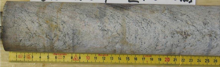 53 m overcore sample