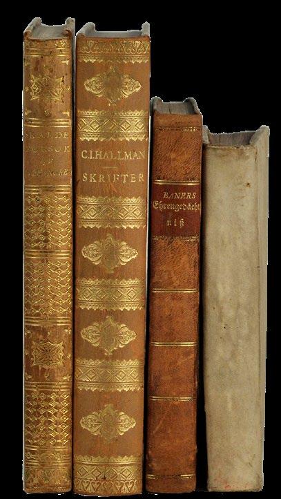 1. (ALMQUIST, C. J. L.) Törnrosens bok. Imperial octav upplaga. (I)-III. Sthlm, P. A. Norstedt & söner, 1839-49 respektive Thimgren och Hultman, 1850. Stor 8:o.