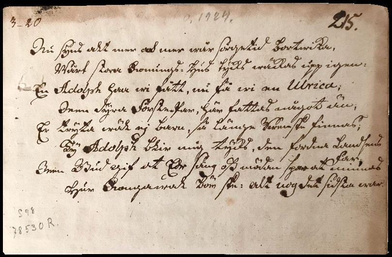 Collijn Sveriges bibliografi 1600-talet 104. Sista sidan med censorn G. Peringer Lilieblads tryckningstillstånd.
