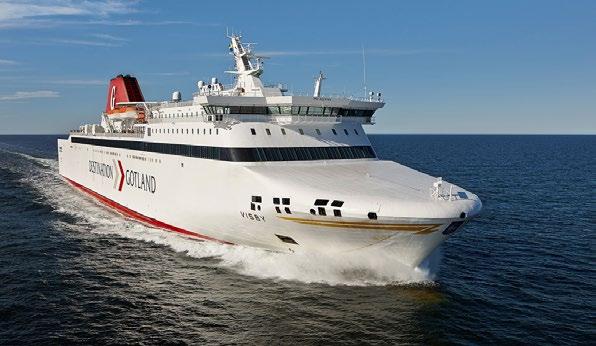Kapacitet Fartyget M/S Visborg kan