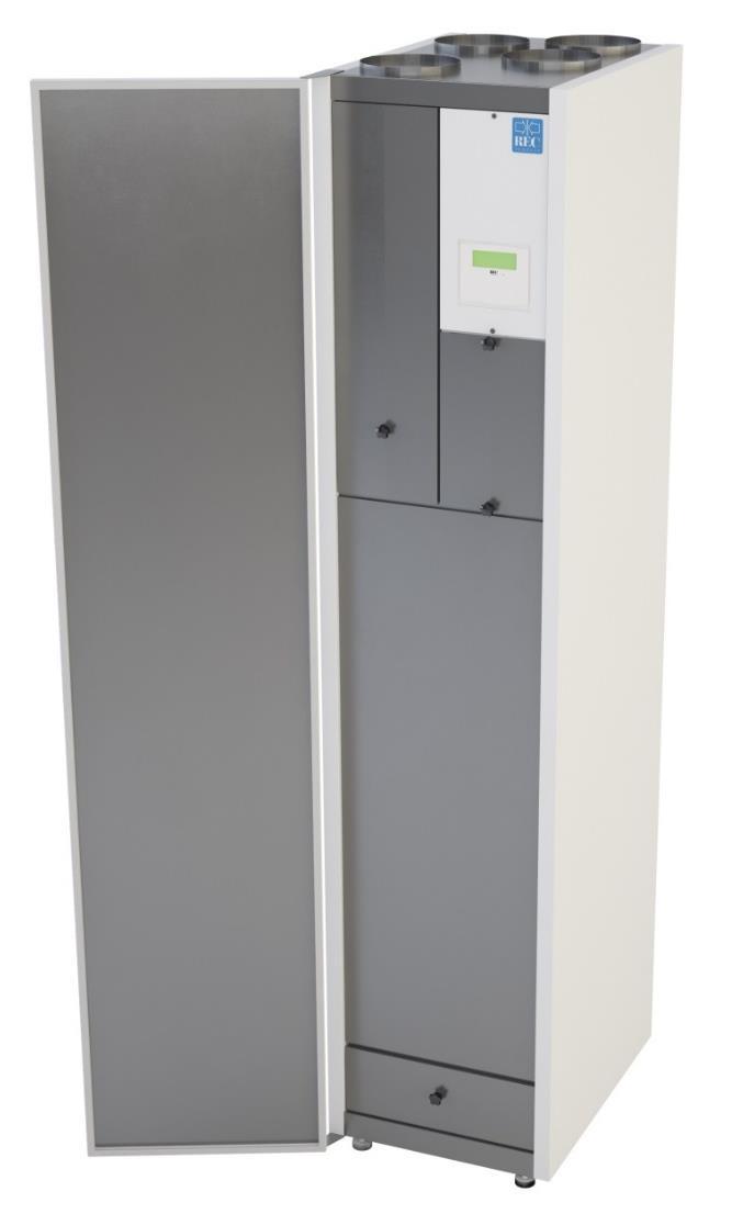 INNEHÅLL Ventilationsaggregat RT 250/400S-EC-RS Funktion & Uppbyggnad Generell beskrivning 3 Hölje 3 Frånluftsfilter 3 Bypasspjäll 3 Frånluftsfläkt 3 Tilluftsfläkt 3 Värmeväxlare 3 Tilluftsfilter 3