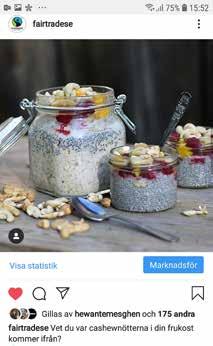 Därefter kommer Instagram med drygt 9 700 följare och Twitter med cirka 8 700 följare.