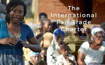 FAIRTRADE DEL AV EN STÖRRE RÖRELSE FAIRTRADES VISION ÄR EN VÄRLDSHANDEL PÅ RÄTTVISA VILLKOR, DÄR ODLARE OCH ANSTÄLLDA I LÄNDER MED UTBREDD FATTIGDOM HAR MÖJLIGHET ATT SKAPA SIG EN TRYGG OCH HÅLLBAR
