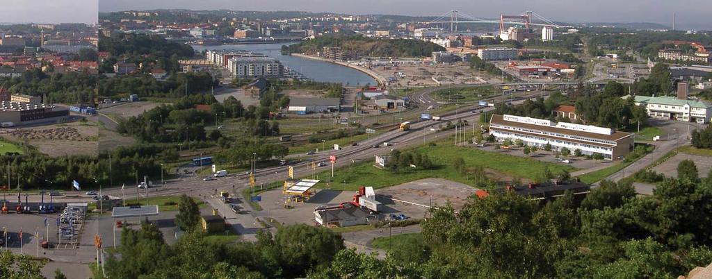 Sannegården Hamnbanan Lundbyleden Figur 5.2.2 Bildsvep över Norra älvstranden, Hamnbanan och Lundbyleden från Ramberget konsekvenser.
