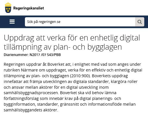 Regeringsuppdrag centrala för fortsatt