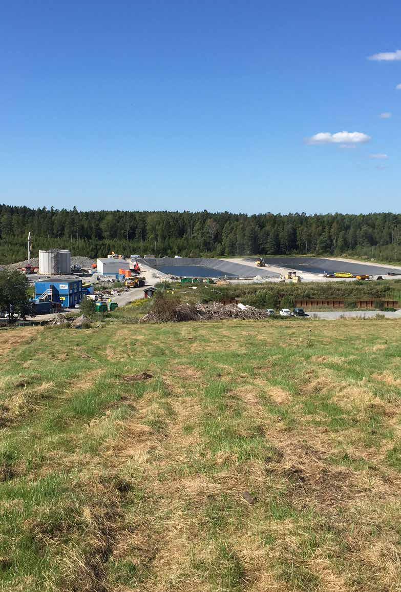 På Gryta, Isätra och Annelund har den totala energiutvinningen 2018 varit 10 100 MWh. Sluttäckning pågår på flera av våra deponier.