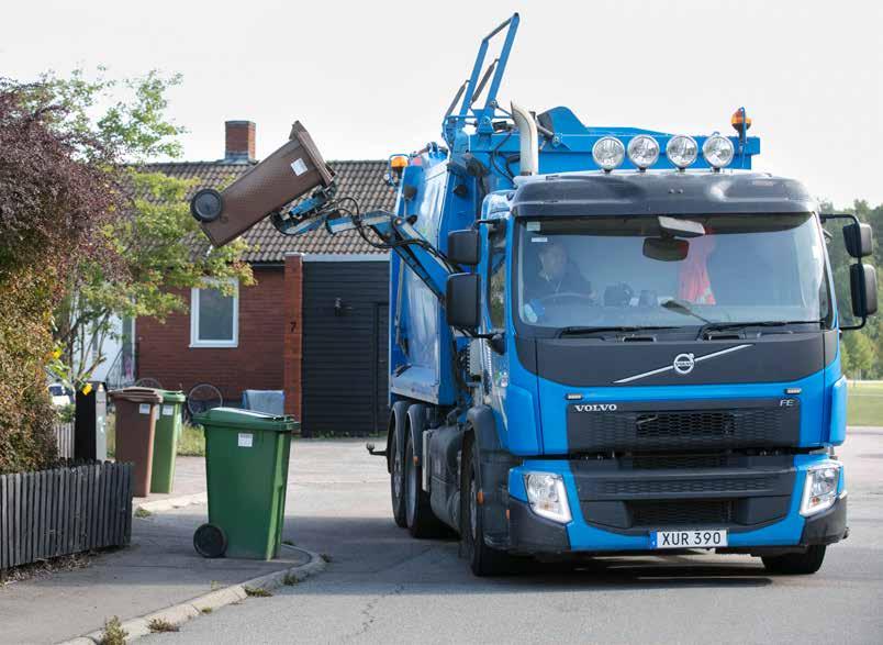 14 EKOLOGISK HÅLLBARHET EKOLOGISK HÅLLBARHET 15 Driftverksamheten Under året fortsatte mängden verksamhetsavfall samt bygg- och rivningsavfall från företag att öka.