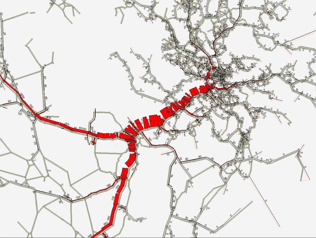 Start och målpunkter För att få en uppfattning av start- och målpunkter för trafiken på bron i normalfallet har trafikmodellen SAMPERS använts.