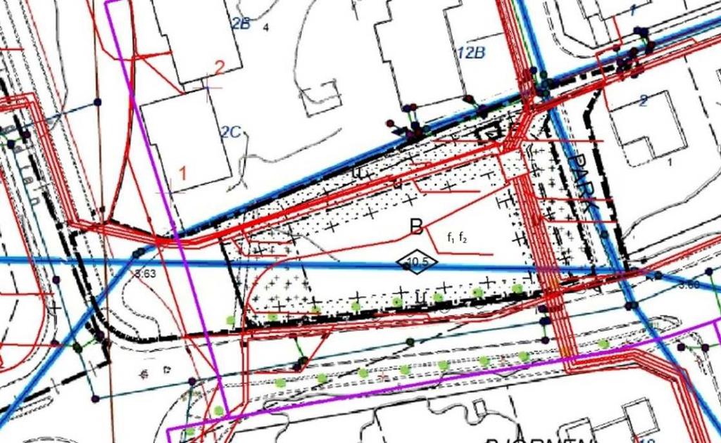 17(19) ledningar, i detaljplanen har u-områden avsatts för detta.