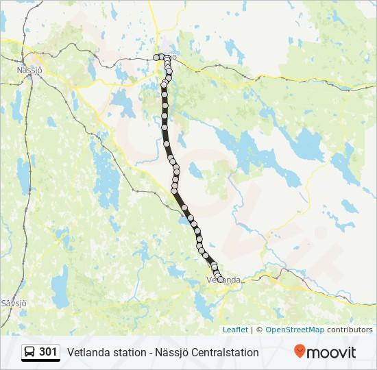 Fredriksborg Brännsmåla Skottsmåla Ingarps Trävaror Ingarps Södra Ingarps Norra Sjustad Ryningsholm Väg 32 Havravik Furuby Eksjö Långanäs Eksjö