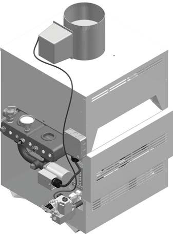 2 Venting (continued) Automatic Vent Damper VENT DAMPER This heating boiler is design certified for use with the automatic vent damper (FIG. 15) part number printed on the boiler s rating plate.