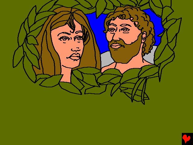 När Adam och Eva hade syndat, såg de att de var nakna.