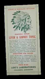 Ett exempel på detta är Avesta bryggeris Indian tonic-etikett som illustrerades med en nordamerikansk indiankvinna med