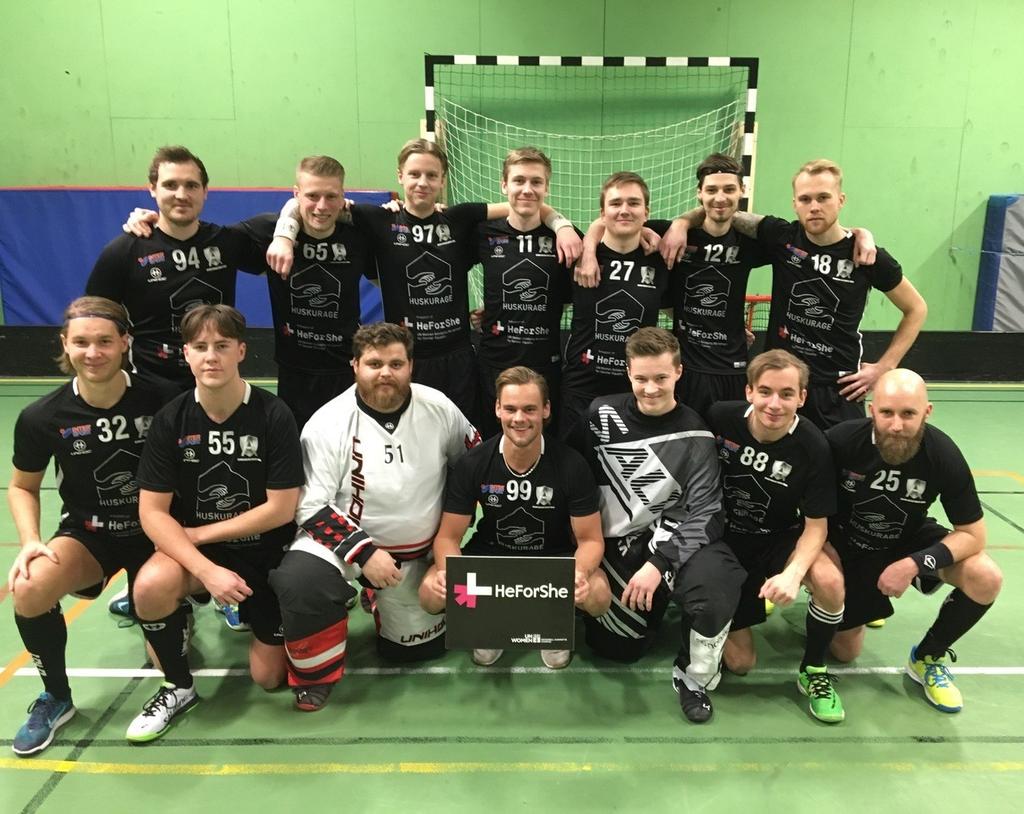 Andersbergs IBK Under sommaren 2018 anslöt sig innebandylaget Andersbergs IBK från Gävle till HeForShe.