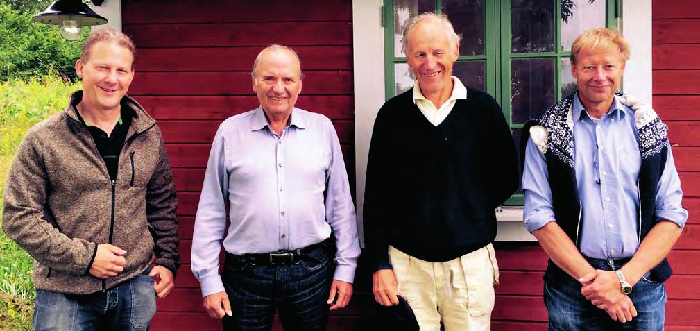 ÅRSREDOVISNING 2016 LOVISAGRUVAN AB STYRELSEN Från vänster, Stefan Sädbom, Torsten Börjemalm, Göran Nordenhök & Ingemar Skaret.