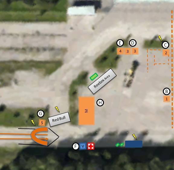 VÄXLING 5 EKÄNGENS IP SERVICE PÅ PLATS Parkering Mat & dryck Vätska Toaletter Sjukvård Sophantering Sponsorer Klädförsäljning DET HÄR GÖR DU PÅ