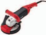 015) LD 18-7 125 R 1800 watt kraftfull slipmaskin med svängbar kåpa för slipning nära kanter och hörn, 125 mm Skivdiameter 125 mm 7000/min 1800 Watt 1200 Watt 4,2 kg 1 dammsugkåpa med borstkrans (393.