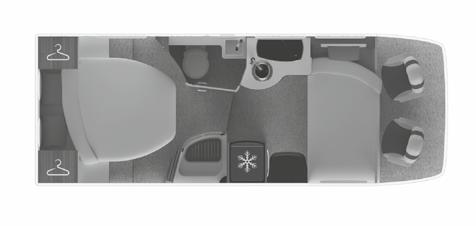 standard Hastighetsregulator ESP Traction Plus P693 LC Lift 7,09 x l 2,31 m - 4 säten 3