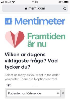 Ställ inte för många frågor, mellan en och absolut högst fem, men ta väl hand om de resultat och svar som kommer in.