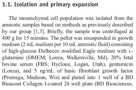 Amniotic Fluid 1.