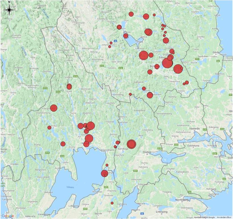 BIOGEOGRAFISK UPPFÖLJNING DAGFJÄRILAR 2017 10 myror adopterar den. Larven övervintrar sedan i myrboet där den lever på myrlarver innan den till våren förpuppas.
