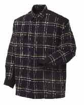 100% polyesterpoplin, stretch. Vattenpelare: 3000 mm Storlek: XS XXXL Förpackad:1/10 G. AK-2121 Flanellskjorta svart/grön Flanellskjorta med lång ärm.