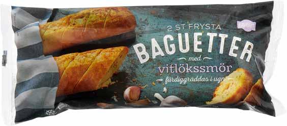 BAGUETTER Favorit 350 g, 2-pack Vitlök