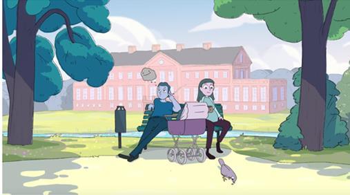 Filmen Budskap: Inte utsätta barn för skadlig tobaksrök. Att det är möjligt för målgruppen (vuxna, rökande män) att göra något viktigt och bra för barnet.