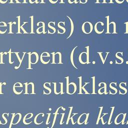 kan under exekveringen bytas ut med