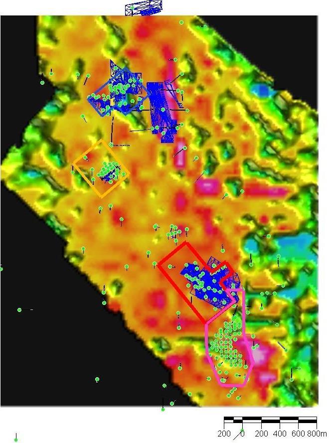 LEDNINGSFÖRMÅGAN I KOPPAR SOM MÅLSÖKNING Koncept som visat sig framgångsrikt 2018 programmet utgjorde 7,6 km kärnborrning och identifierade breda zoner av koppar i en anomali av stark ledningsförmåga