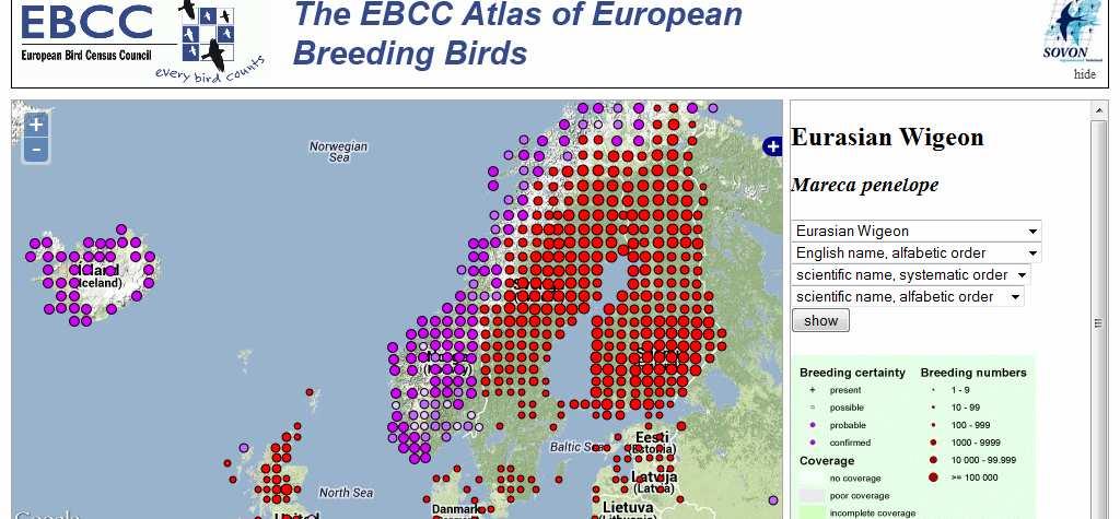 50x50 km squares Data provision at 50x50 km Which grid?