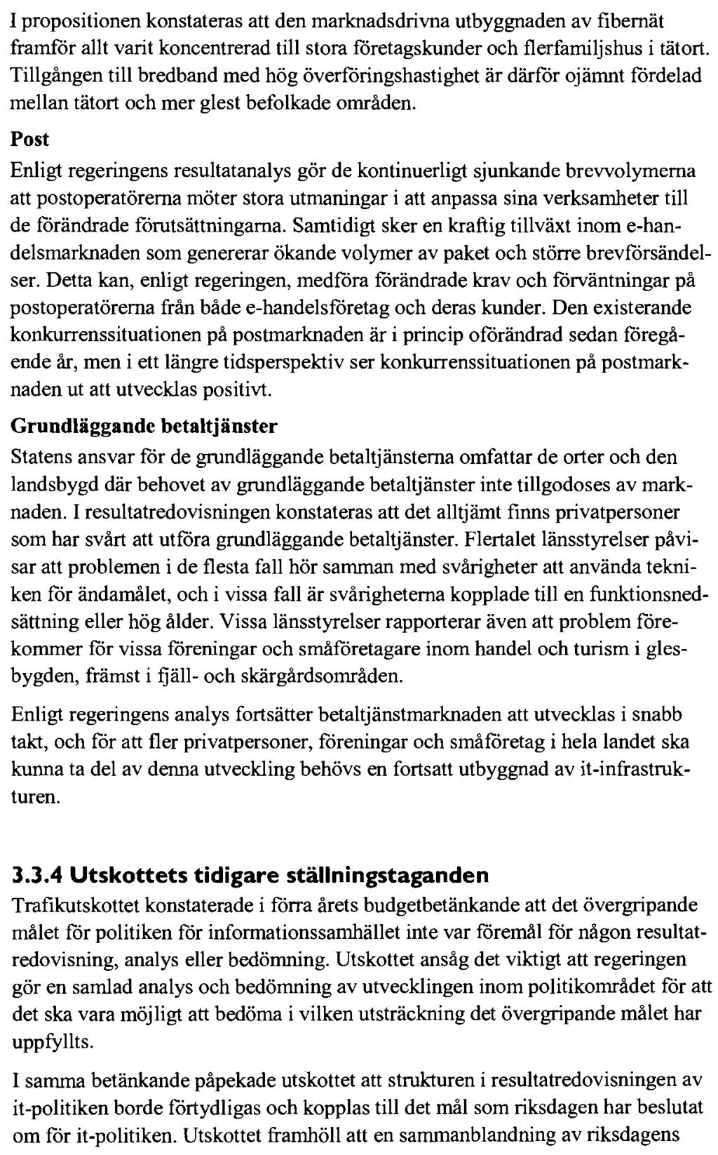 UPPFÖLJNING AV REGERINGENS RESULTATREDOVISNING