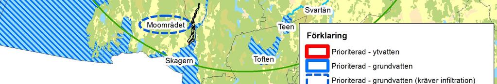 Om grundvatten skulle vara att föredra föreslås utredning av Brattforsheden