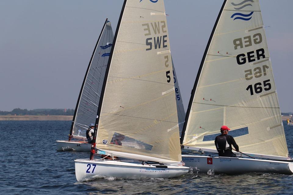 Svenskt deltagande i andra regattor 2019 Här ser vi Fredrik Tegnhed / SWE 5 under en av seglingarna i ONK Masters i Holland 2019.