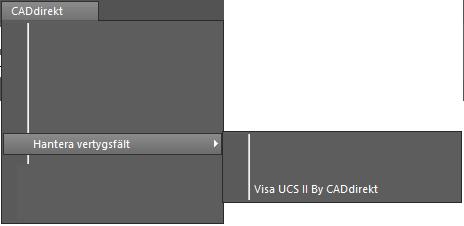UCS II BY CADDIREKT Många frågar CADdirekt Support om hur egna UCS kan hanteras och skapas.