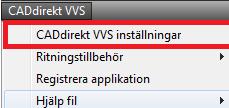 48 ARBETSMETOD I CADDIREKT VVS, INTRODUKTION. I avsnitten Arbetsmetoder kommer tillämpningen av de olika delarna att redovisas.