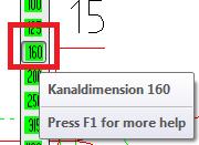 54 Hämta Tilluftsdon tak ø200 500x500 ur ikonmenyn. Dubbelklicka på ikonbilden eller markera i texten och tryck OK. Fäst donet i punkt 7.