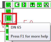 86 Ange rördimension 65.